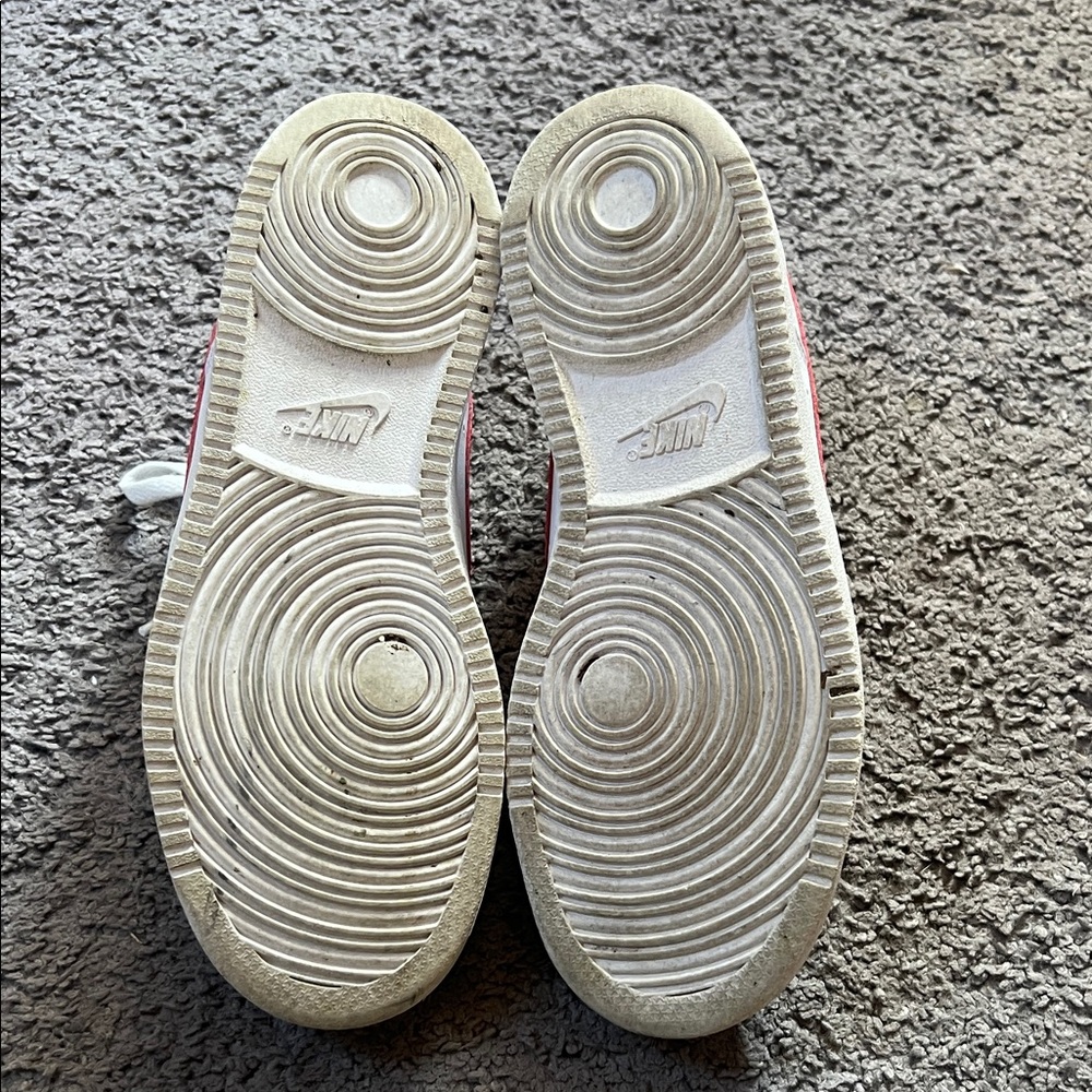 Nike White and Red Athletic Shoes - Picture 3 of 5